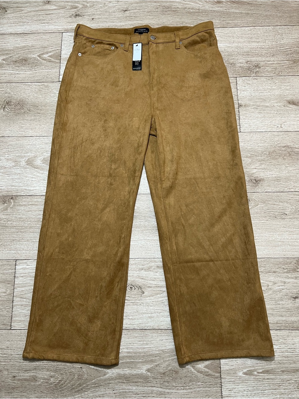 Banana Republic Ultra High-Rise Wide Leg Trouser Size 34/18 (38x30) Camel Color